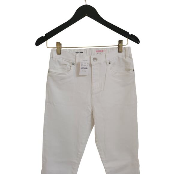 NWT J. Crew Crewcuts Girls' White Runaround Jeans 16 - Picture 4 of 7